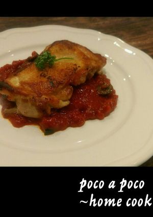 基本のチキンソテー、トマトソース添え-レシピのメイン写真