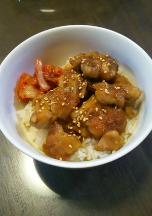 疲れもぶっとぶ!わが家の焼き鳥丼-レシピのメイン写真