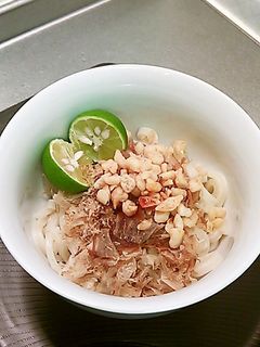 すだち冷やしたぬきうどん-レシピのメイン写真