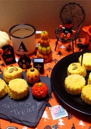 Halloween♡カボチャのスコーン♪-レシピのメイン写真