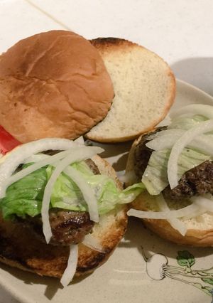 格安ひき肉でハンバーガー-レシピのメイン写真