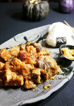 絹揚げとなすの味噌煮♡お弁当にも♪-レシピのメイン写真