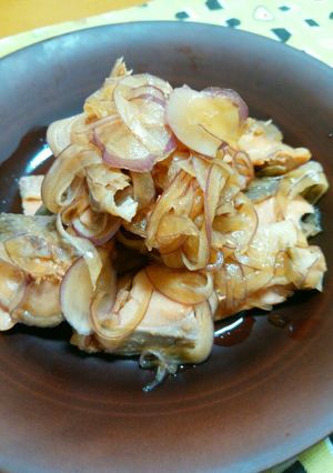 ☆生鮭と紫玉ねぎのカボポン漬け☆-レシピのメイン写真