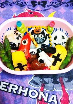 ハロウィン弁当-レシピのメイン写真