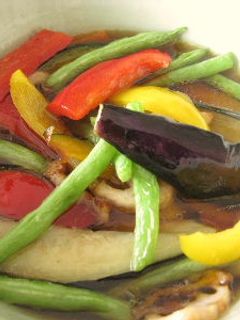 夏野菜の揚げびたし-レシピのメイン写真