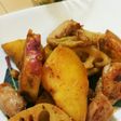 さつま芋と鶏の生姜炒め
