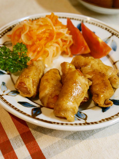 ジューシー♡トマトの甘辛肉巻き-レシピのメイン写真