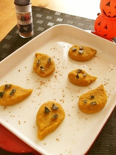 かぼちゃ餡オバケのミルクプリン-レシピのメイン写真