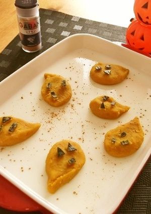 かぼちゃ餡オバケのミルクプリン-レシピのメイン写真