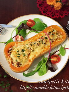 バターナッツかぼちゃ丸ごとチーズ焼き♡-レシピのメイン写真