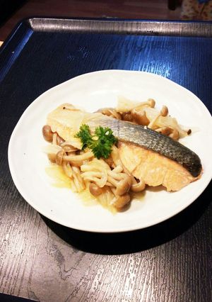 低糖質☆秋鮭とキノコのさっぱり蒸し-レシピのメイン写真
