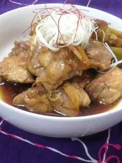 フライパンでこってり鶏の甘辛煮-レシピのメイン写真