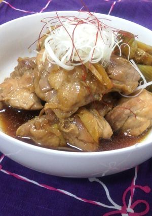フライパンでこってり鶏の甘辛煮-レシピのメイン写真