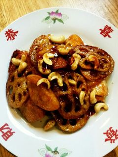 鶏むね肉と蓮根とカシューナッツの甘辛炒め-レシピのメイン写真