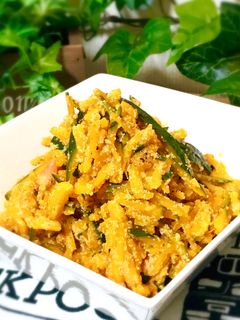 簡単♬かぼちゃのたらこバター炒め☆-レシピのメイン写真