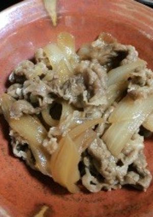 100円レシピ☆牛肉の甘辛煮-レシピのメイン写真
