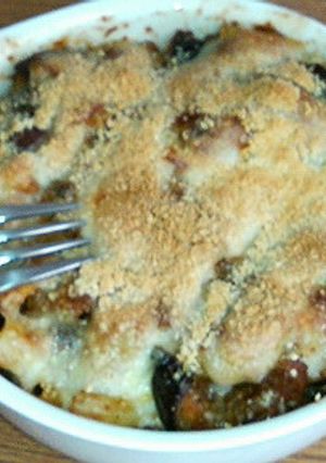 15分で出来る茄子キーマカレーグラタン-レシピのメイン写真