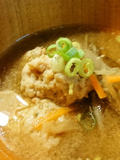 鳥団子のお味噌汁-レシピのメイン写真