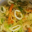 冷凍シーフードミックスで簡単塩焼きそば