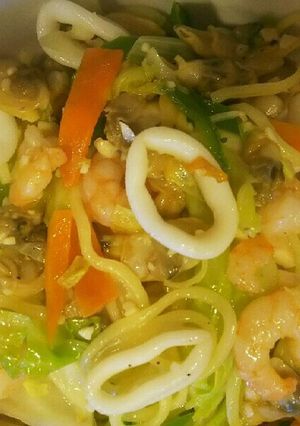 冷凍シーフードミックスで簡単塩焼きそば-レシピのメイン写真