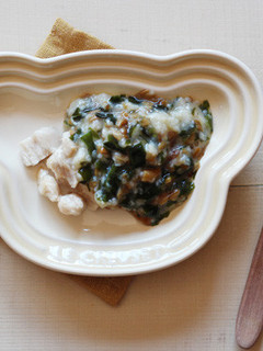 【離乳食後期】ふんわり魚のわかめあん-レシピのメイン写真
