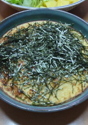 なめたけ入り！！やまいもステーキ-レシピのメイン写真