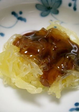 金糸瓜の黒蜜がけ-レシピのメイン写真