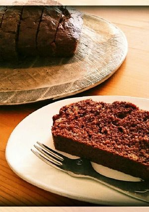 混ぜるだけ～バナナココアパウンドケーキ-レシピのメイン写真