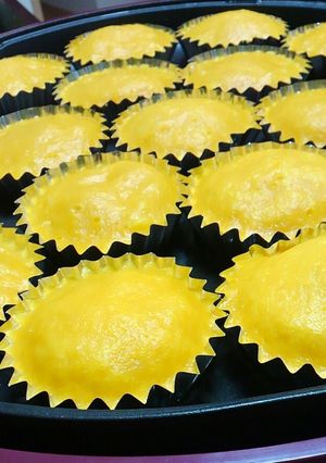 ホットプレートで★カボチャのカップケーキ-レシピのメイン写真