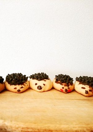 プレゼントに!可愛い♡ハリネズミクッキー-レシピのメイン写真