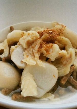 犬ご飯　鶏皮と里芋の汁かけごはん-レシピのメイン写真