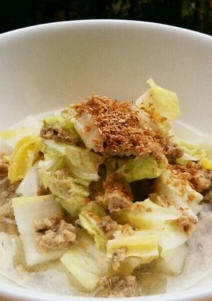 犬ご飯　白菜と青魚の汁かけごはん-レシピのメイン写真