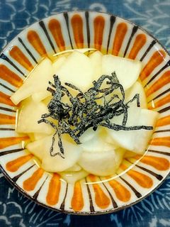 大根の浅漬け 塩こぶ風味-レシピのメイン写真
