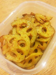 簡単常備菜☆れんこんカレーきんぴら-レシピのメイン写真