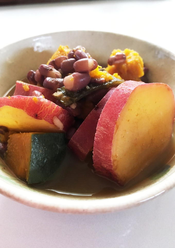 さつま芋とカボチャと小豆のいとこ煮-レシピのメイン写真