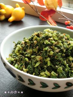 素朴で飽きない美味しさ☆大根菜のよごし-レシピのメイン写真