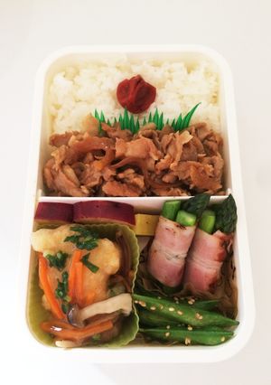 毎日男弁当⁂豚生姜焼き弁当-レシピのメイン写真