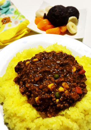 包丁いらず即席少し本格ドライカレー-レシピのメイン写真