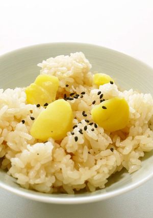 やっぱりおいしい秋の味★栗ごはん-レシピのメイン写真