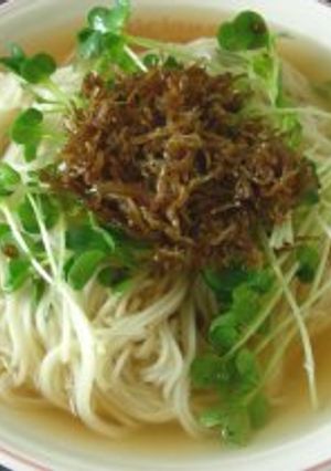 ちりめん山椒風そうめん-レシピのメイン写真
