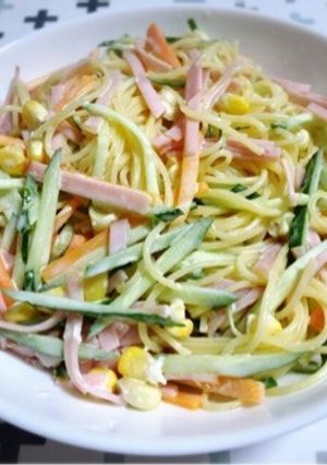 サラスパサラダ-レシピのメイン写真