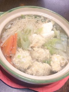 春雨入りつくねのあったか鍋-レシピのメイン写真