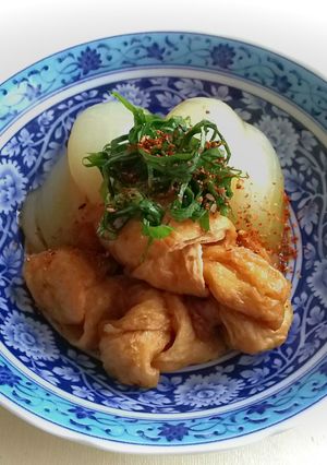 玉葱と油揚げの煮物-レシピのメイン写真