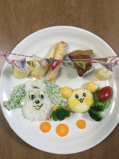 1歳のバースデープレート-レシピのメイン写真