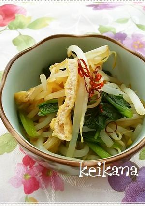 電子レンジで超簡単☆もやしの煮びたし♪-レシピのメイン写真