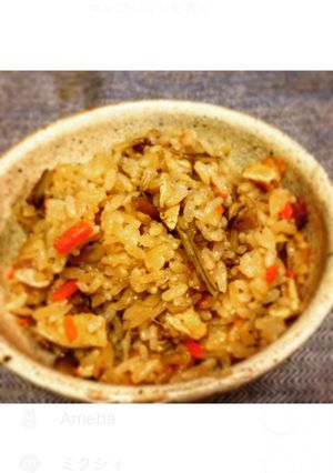 つやもち♡鶏ごぼうの炊き込みご飯♡-レシピのメイン写真