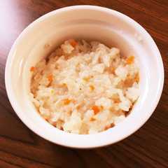 รูปของ 【離乳食】しらすと野菜の炊き込みご飯