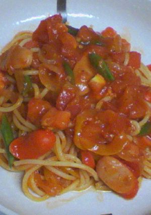 夏野菜たっぷりﾅﾎﾟﾘﾀﾝ-レシピのメイン写真