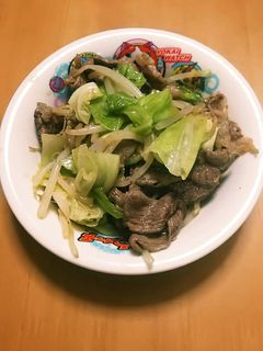 豚肉とキャベツ、もやしの野菜炒め-レシピのメイン写真