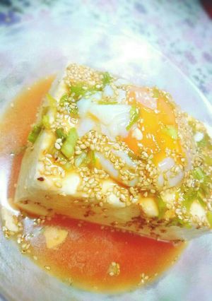 温玉失敗なし！！牛角風甘辛温玉やっこ★-レシピのメイン写真